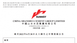 山水水泥業績下滑60.4%！原因竟是錯峰停產