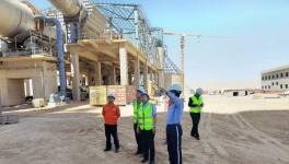 遲潔超參贊走訪慰問中材海外水泥廠6500t/d項目！